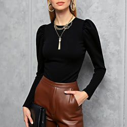 T-Shirts Spring French Puff Sleeve