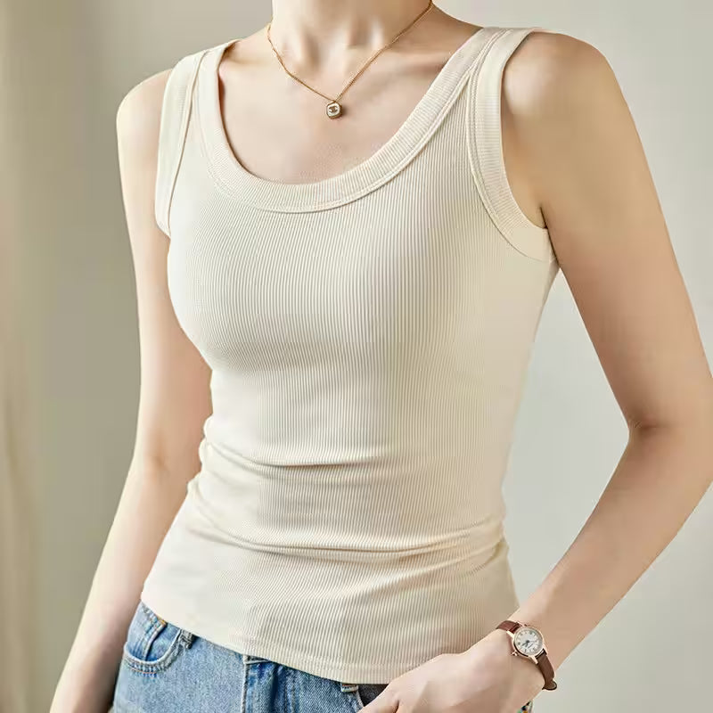 Top Plus Size Layering Tank Tops Basic Fashion - Additional View 12