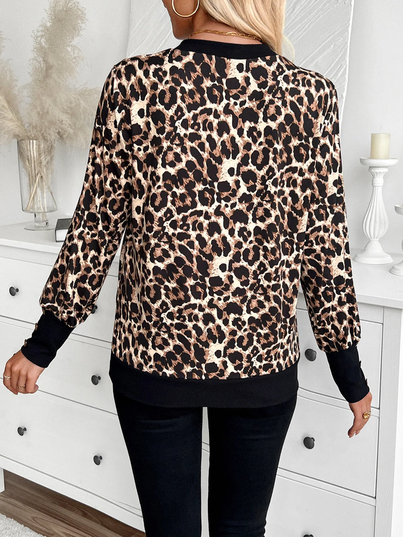 Minimalist Casual Long Sleeved T-shirt Tops