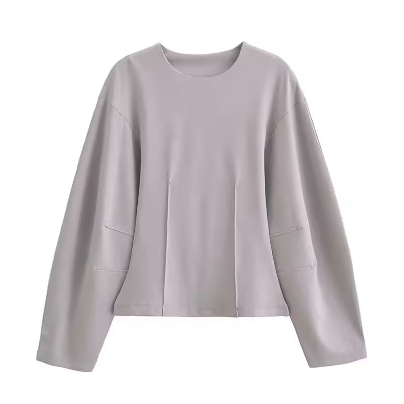 Two Pieces Set Pant Sets Crop Long Sleeve - Additional View 13