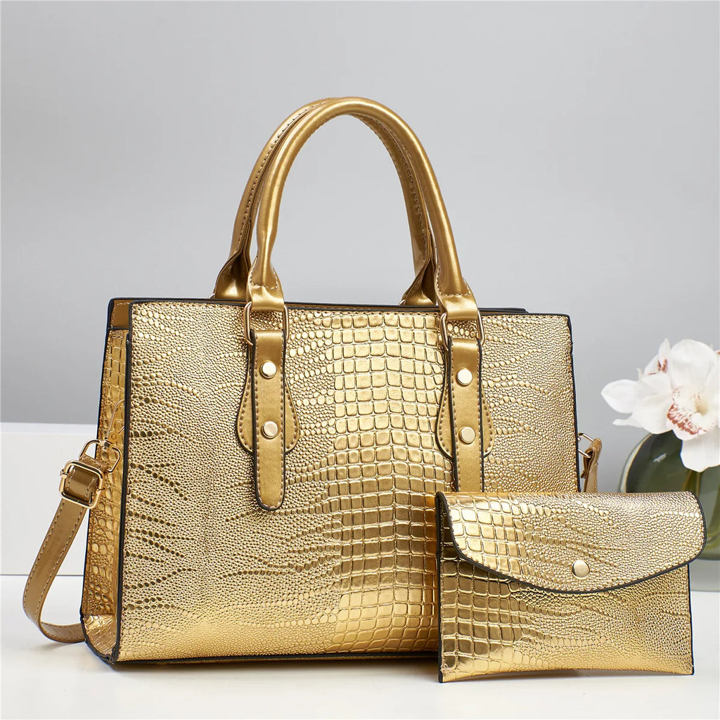 Serpentine Tote Bag – Elegance