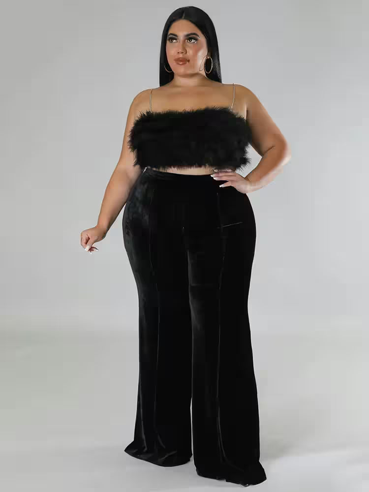 Plus Size Straight Casual Trousers Wholeale - Additional View 6