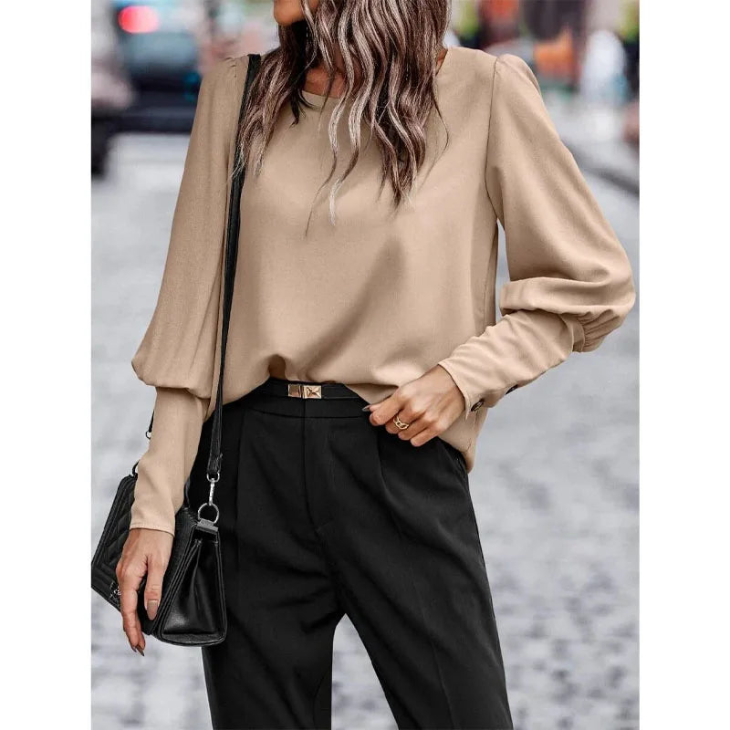 Talent Casual Solid Color Shirt