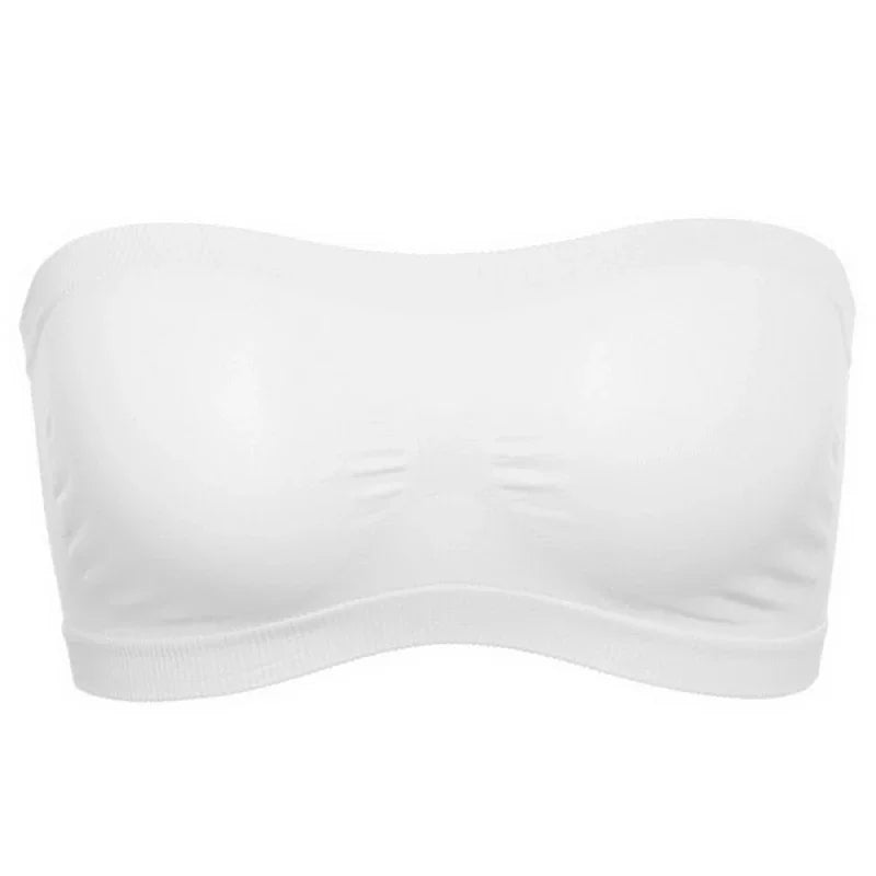 Sexy Strapless Crop Top Bra Bandeau Boob Tube