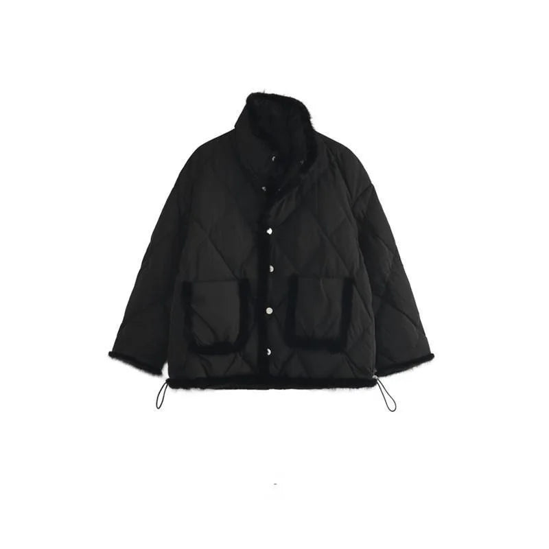 Solid Short Style  Versatile Top Down Coats