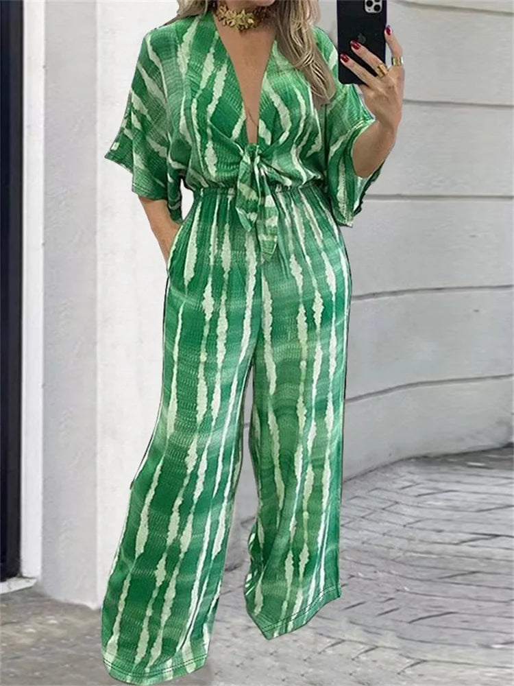 Plus Size Jumpsuits One Piece Outfits Printed