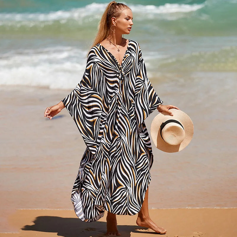 Dress Plus Size Oversized Long Beach Dress