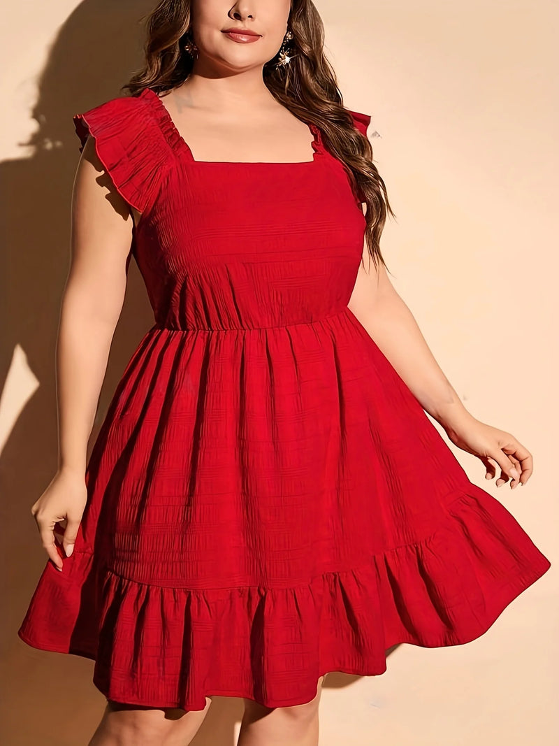 Plus Size Elegant Dress Casual Vacation
