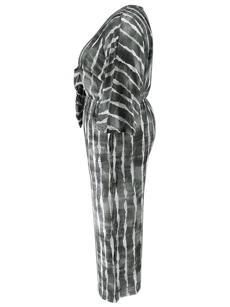 Plus Size Jumpsuits One Piece Outfits Printed