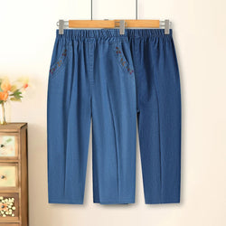 Plus size cropped jeans Pants Casual
