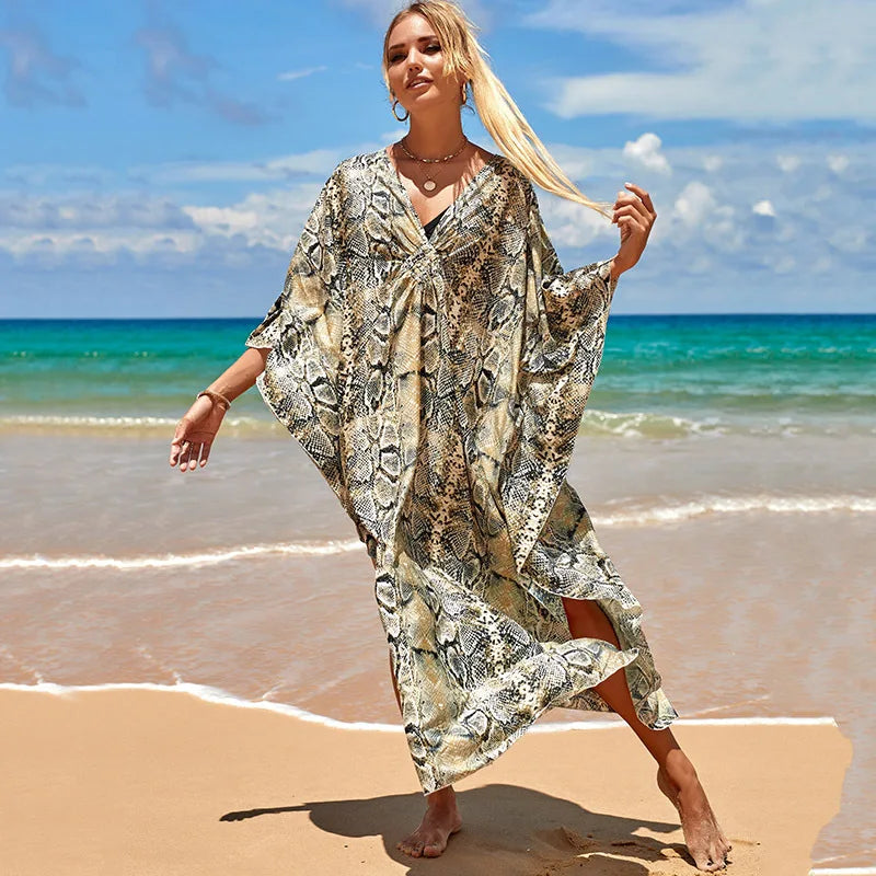 Dress Plus Size Oversized Long Beach Dress