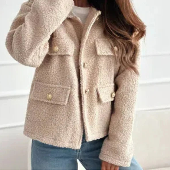 Coat Autumn and Winter Loose Short Woolen