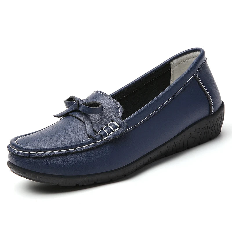 Flats Designer Moccasins Casual Shoes Female Plus Size
