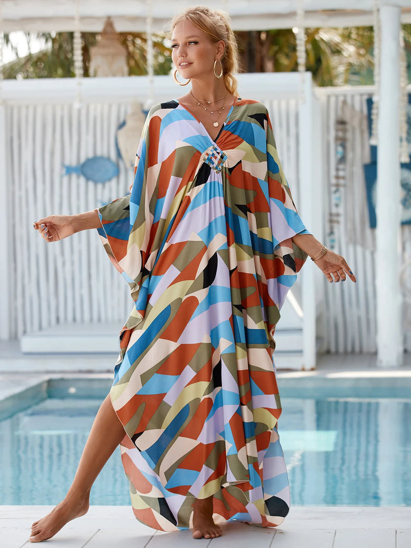 Dress Plus Size Oversized Long Beach Dress