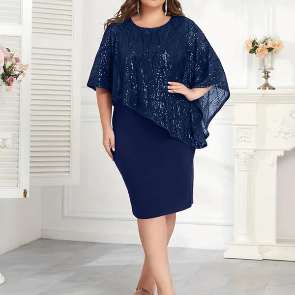 Plus Size Elegant Dress Evening Formal