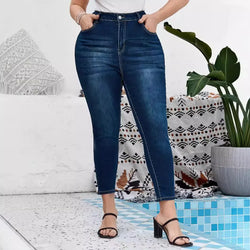 Jeans Casual Versatile Plus Size & Extra Large