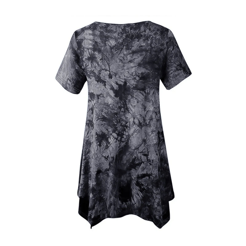 5XL Plus Size Short Sleeve T-shirt Casual