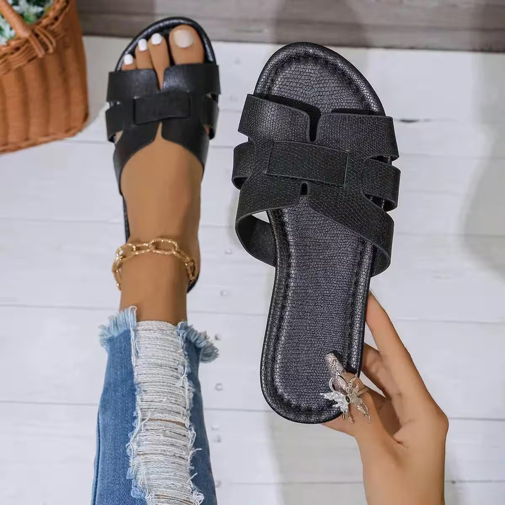 Casual Sandals Concise Flip Flops - Additional View 14