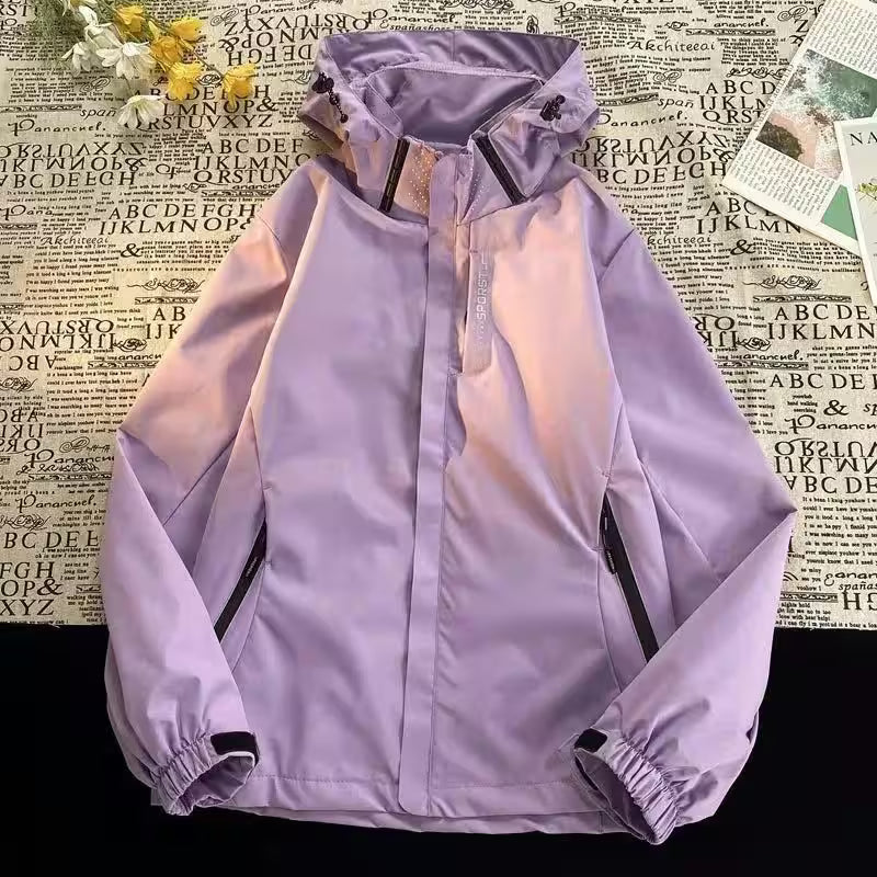 Climbing Hiking Waterproof Coat - Women's Fashion - View 14