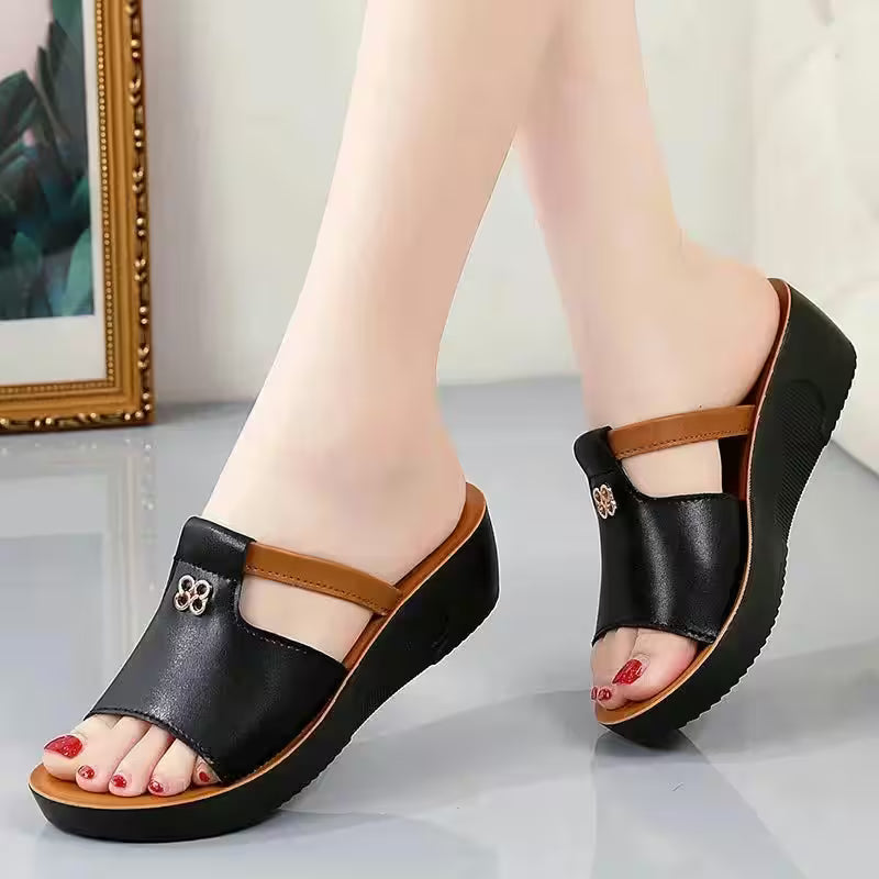 Shoes - Casual Sandals Microfiber for Women
