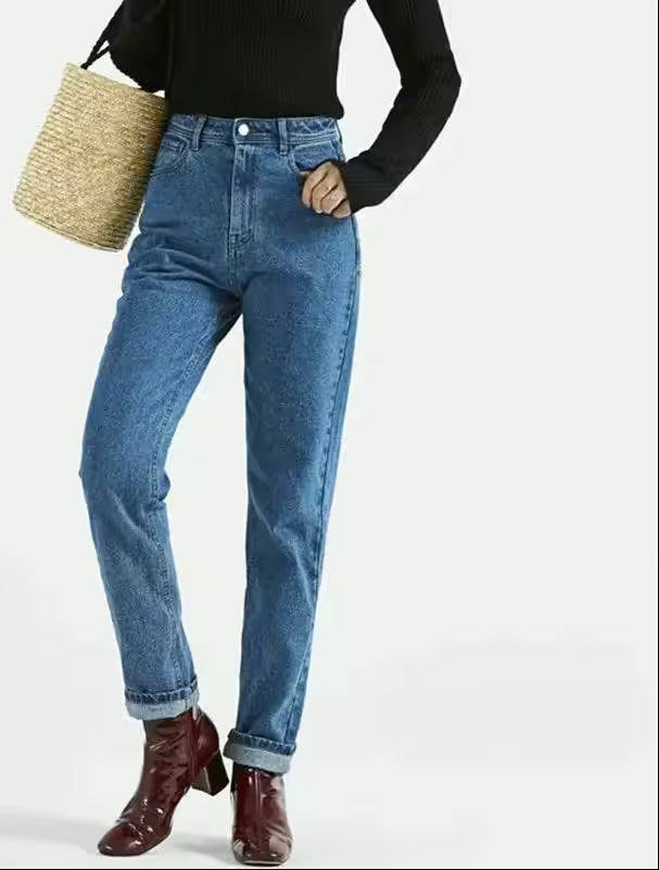 Jeans Black Pencil Casual, Pants Light Blue - Additional View 2