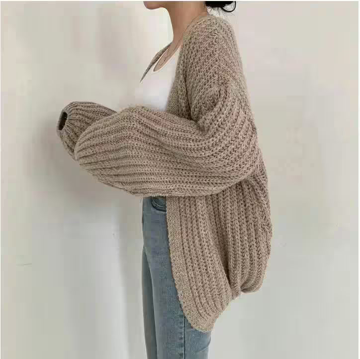 Cardigan Sweater Casual Fall Streetwear Tops - Additional View 4