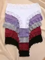 5Pcs/set Cotton Panties Floral Lace Intimate Underwear Trendy - Additional View 21