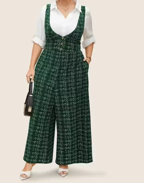Plus Size Clothing Large Plaid Cross Back - Additional View 7