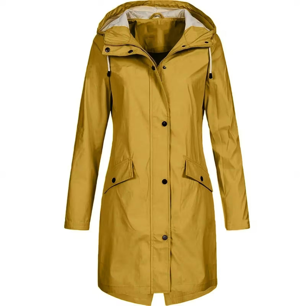 Hooded Raincoat Windproof Coat - Additional View 9