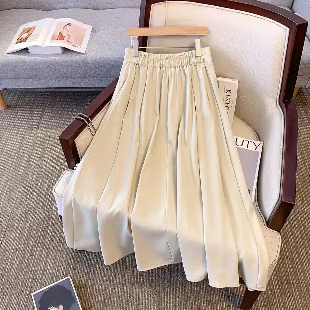Plus size summer casual skirt loose formal - Additional View 2