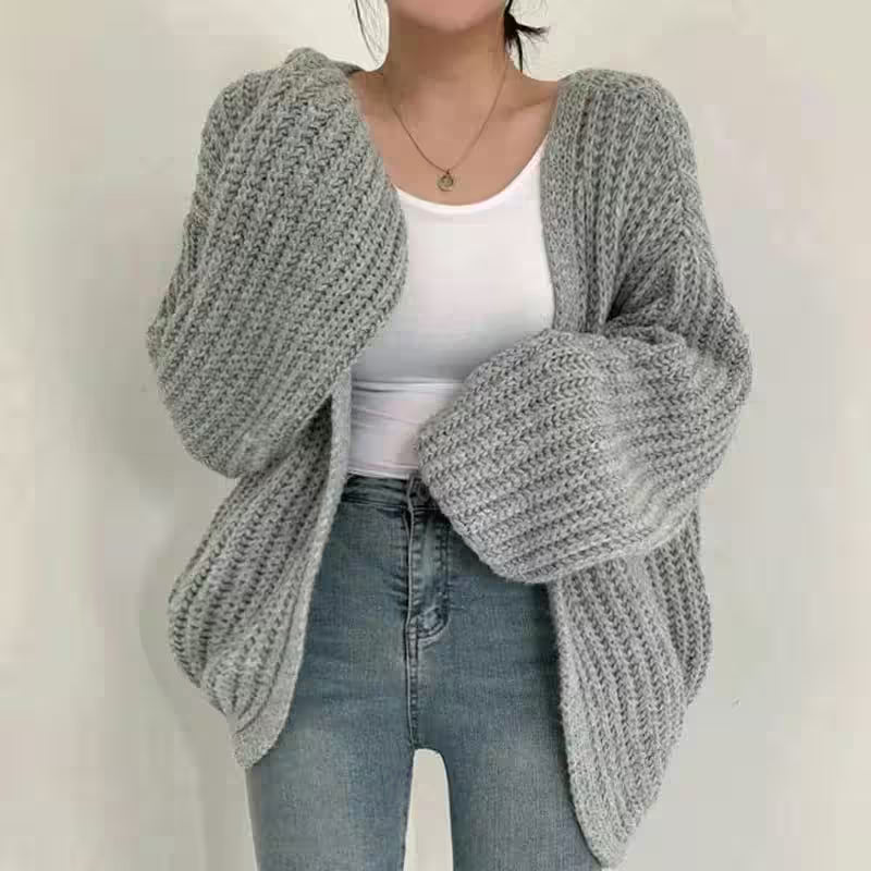 Cardigan Sweater Casual Fall Streetwear Tops - Additional View 9