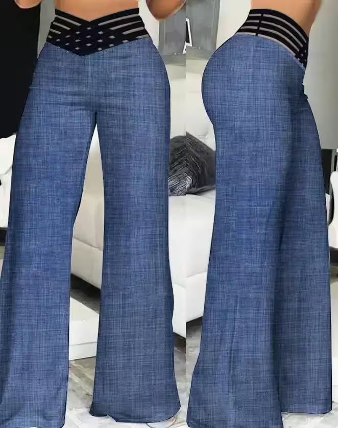 Pants Autumn Casual Crisscross Streetwear Elegant - Additional View 9