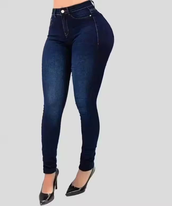 Jeans Skinny high waist street play pants shaping - Additional View 5