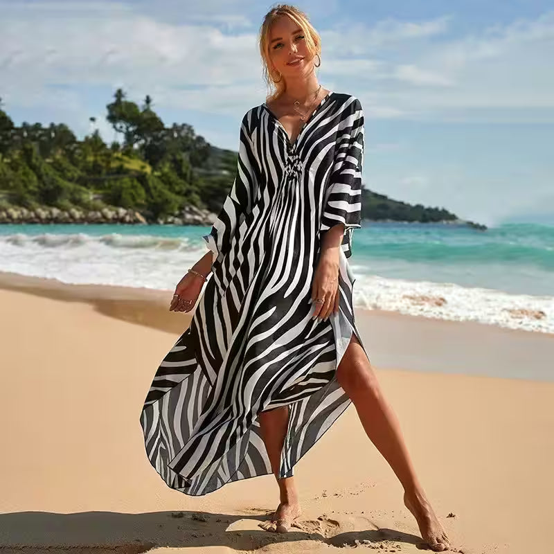 Dress Plus Size Oversized Long Beach Dress - Additional View 26