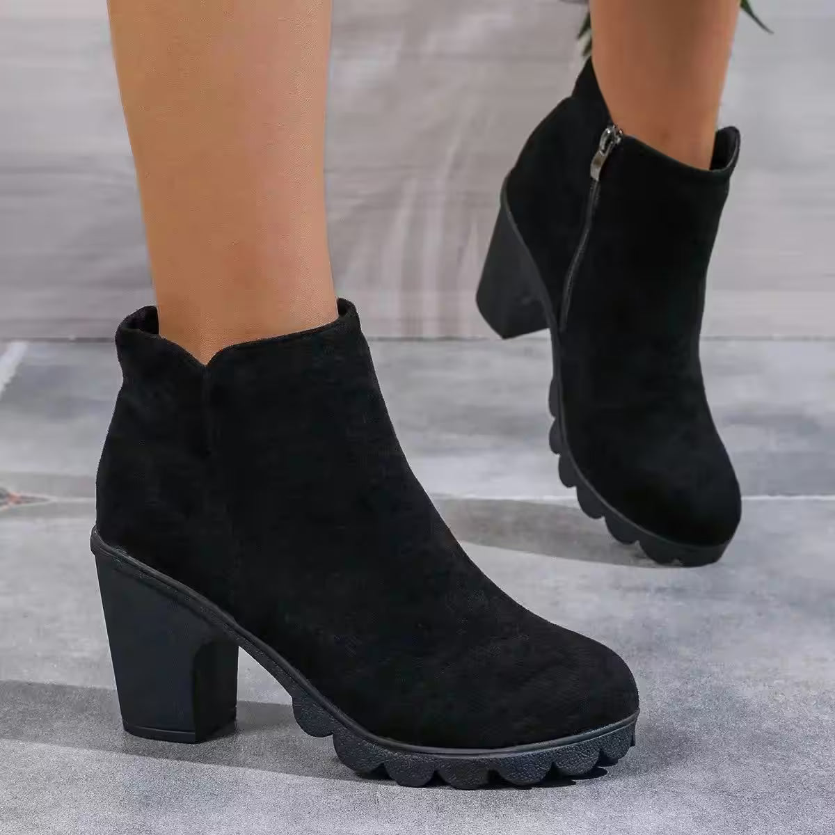 Boots High Quality Zipper Ladies Shoes - Additional View 3