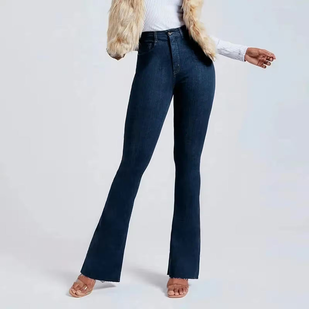 Trousers Vintage Fitting Skinny  Flare - Additional View 3
