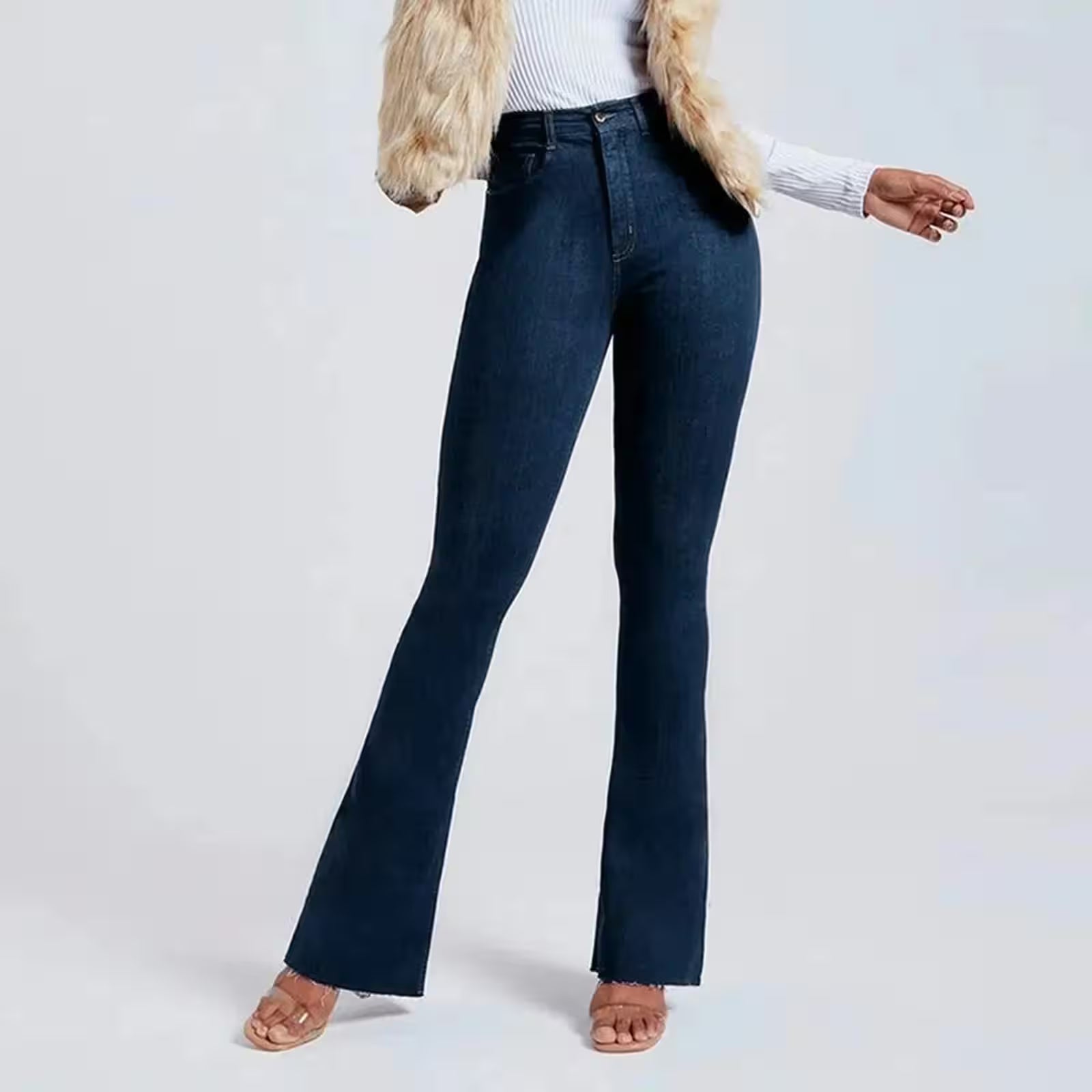 Trousers Vintage Fitting Skinny  Flare - Additional View 3