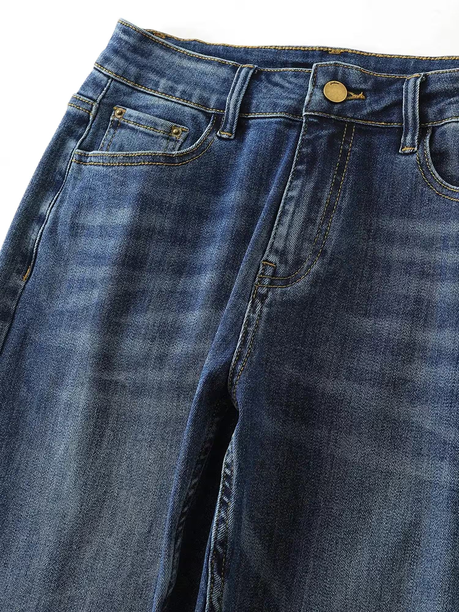 Plus Size BoyFriend Jeans 6XL Fashion Straight - Additional View 7