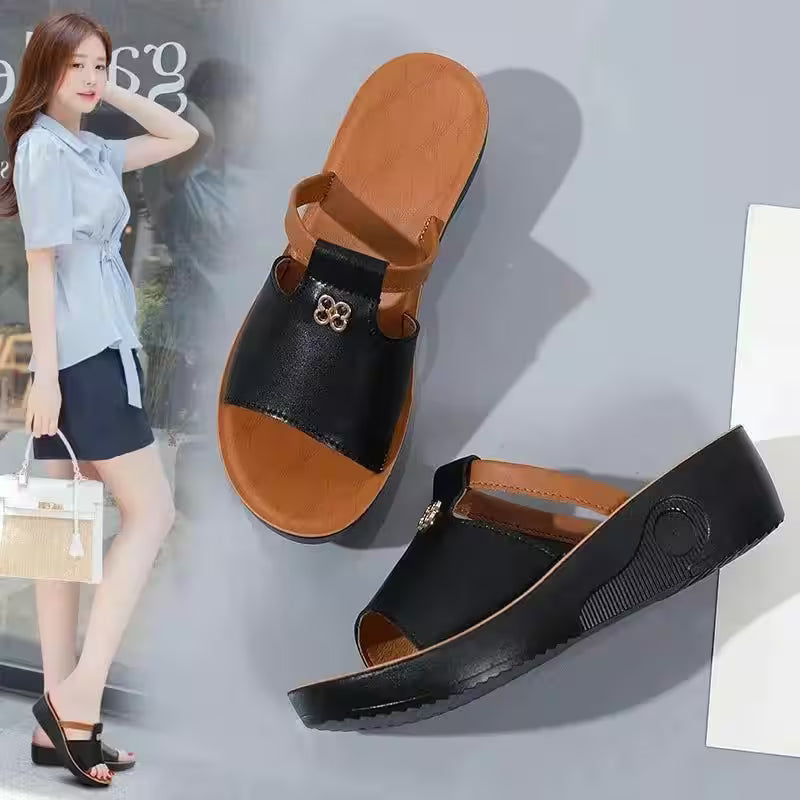 Casual Sandals Microfiber - Flair Feminine
