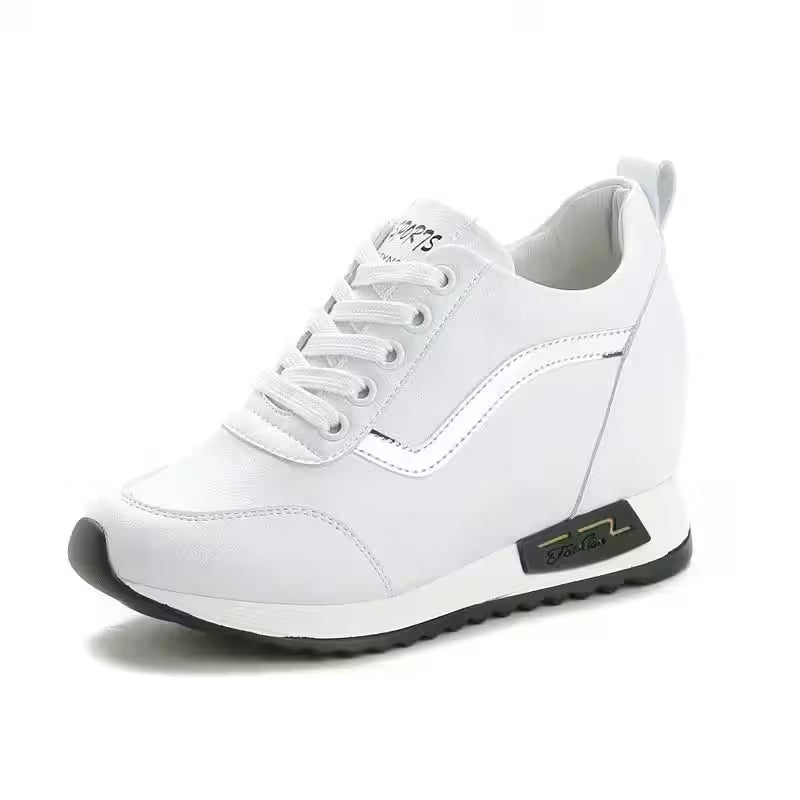 Shoes Style White Autumn New Wedges Casual Sneakers - Additional View 3