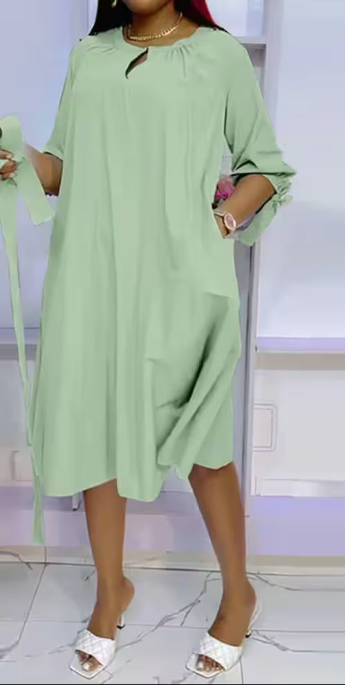 Dresses - Plus Size Elegant Fashion Midi Dress