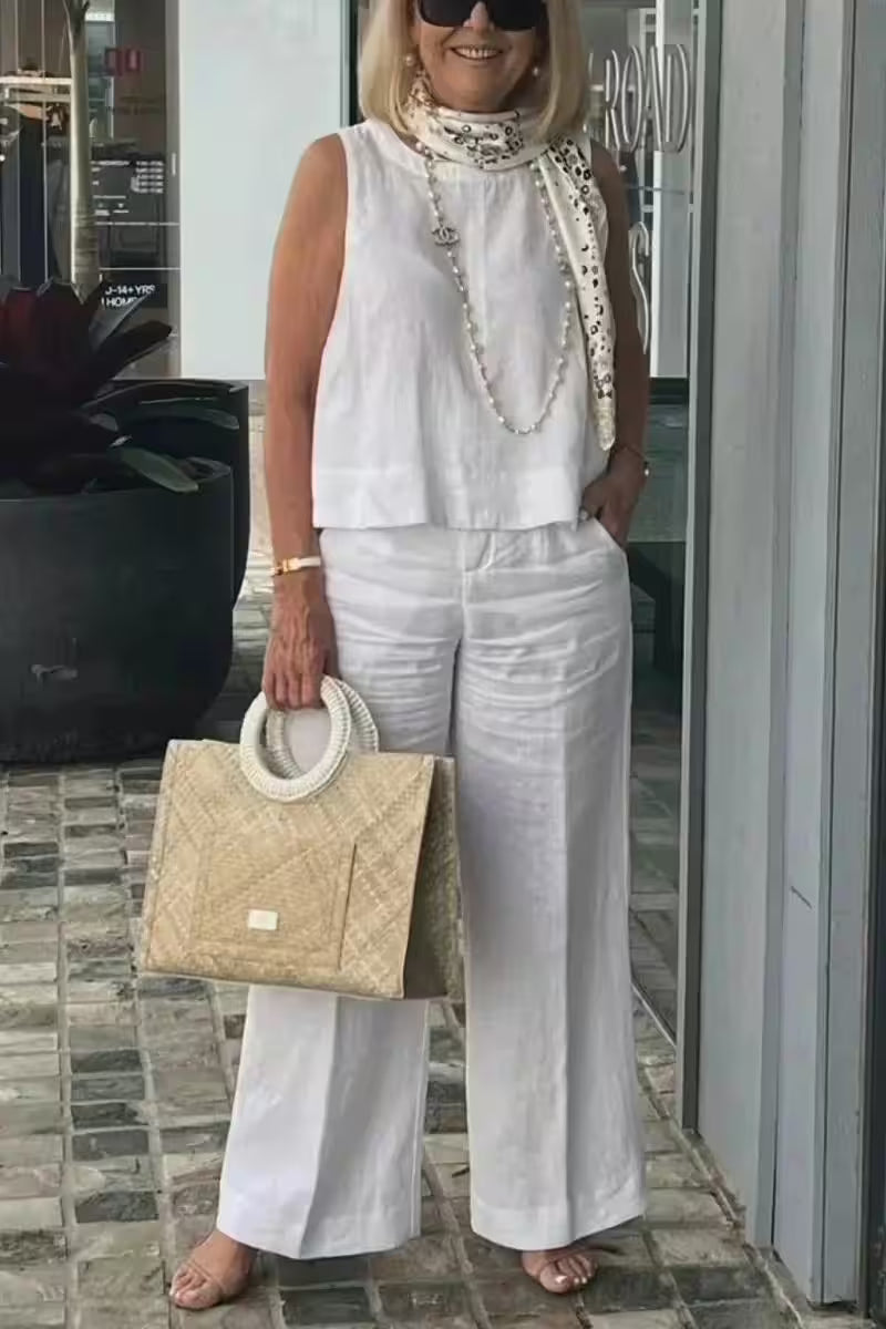 Tops - Plus-size casual fashion sleeveless loose