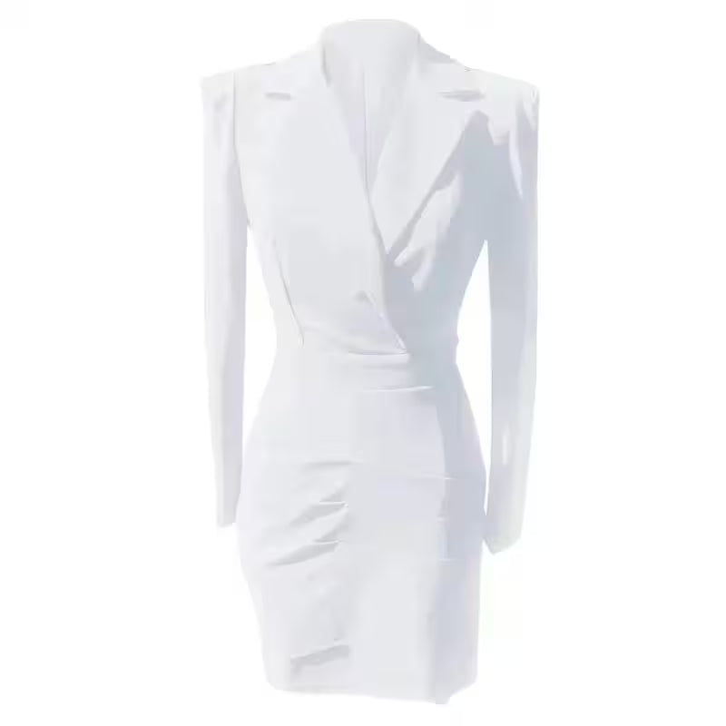 Blazer Dress Suit Jacket Casual Sexy Spring - Additional View 2