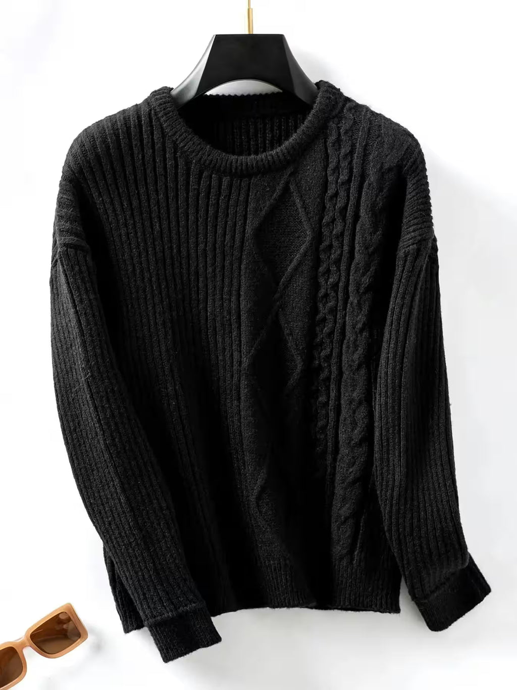 Twist Pullover Sweater Vintage Top - Women's Fashion - View 4