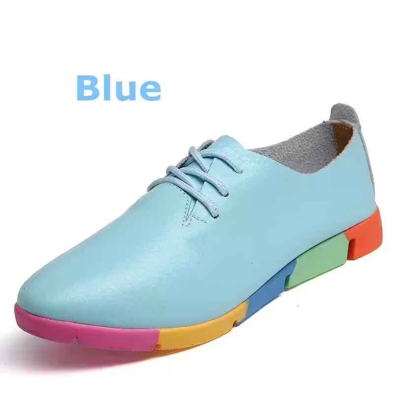 CloudWalk™ Soft Leather Casual Flats - Women's Fashion - View 11
