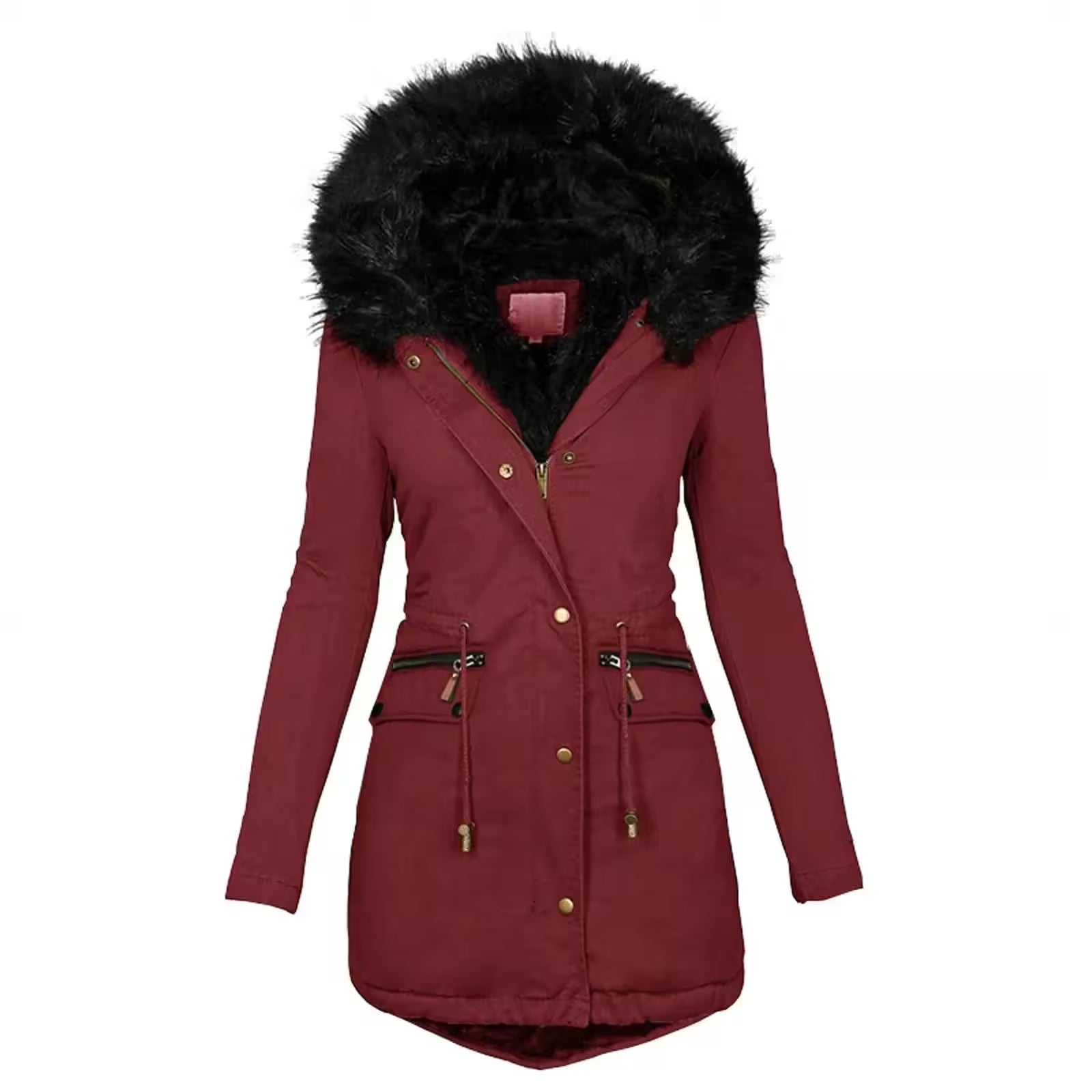 Fashion Jacket Velvet Parka Winter - Women's Fashion - View 6