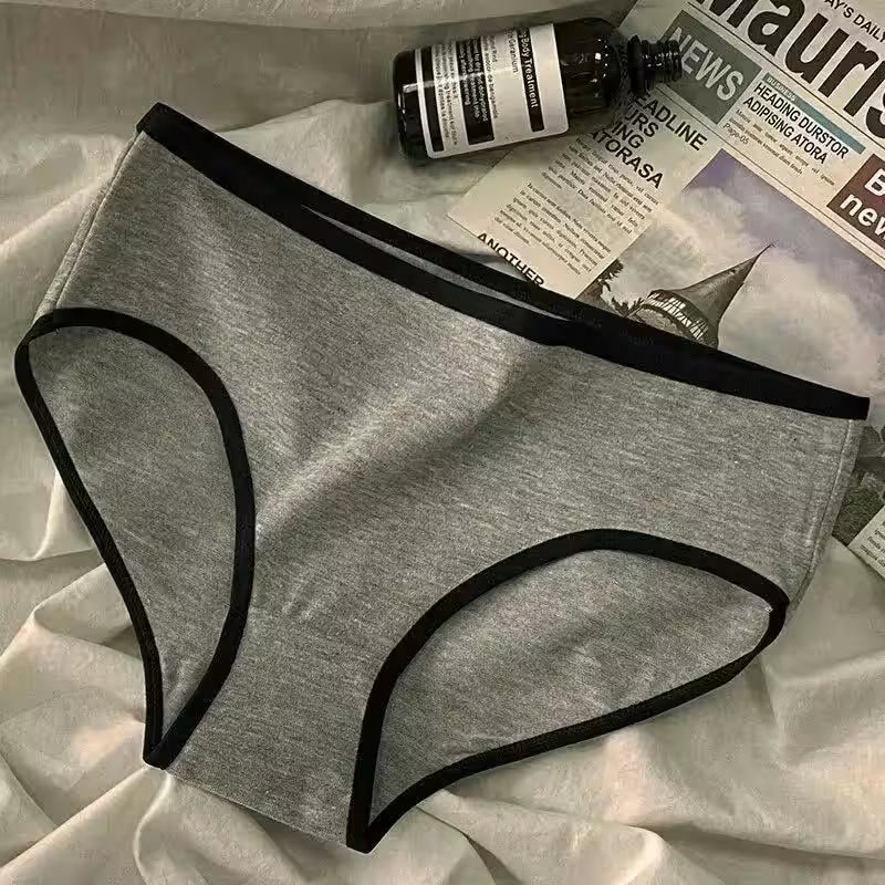 3pcs Sports Cool Style Minimalist Girls' Underwear Mid Waist - Additional View 38