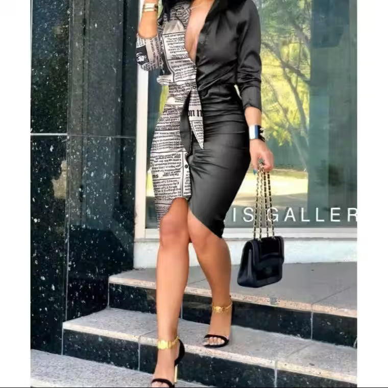 Dress Casual Solid Color Long Sleeved Versatile for All Seasons - Additional View 8