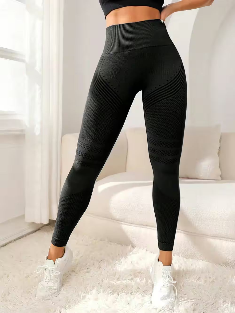 Sports Pants With Sexy Lines Lifting Buttocks Sports - Additional View 3