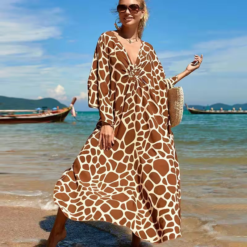 Dress Plus Size Oversized Long Beach Dress - Additional View 11